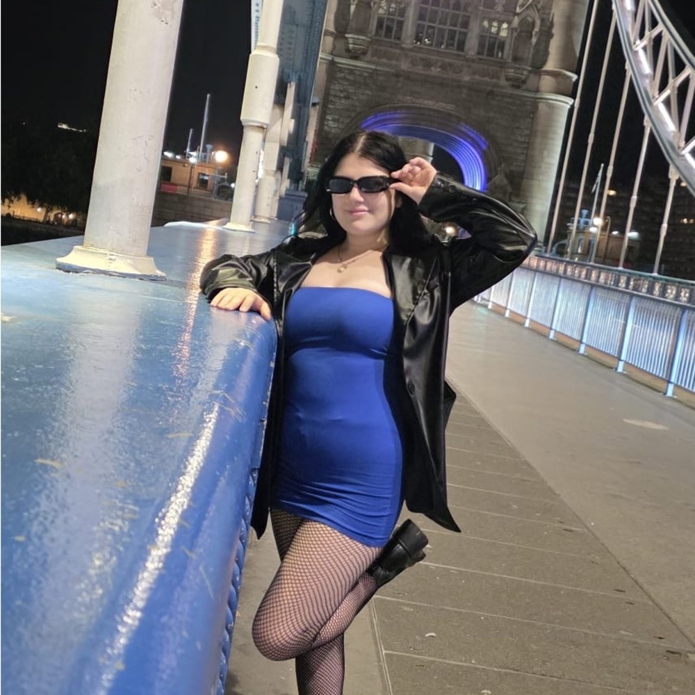 Blue Mini Dress